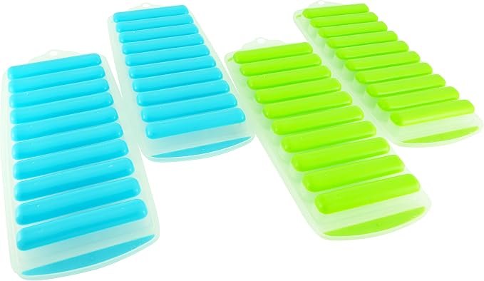 Meadow Lane Ice Stick/Cube Tray, Teal Blue, Narrow and Long - Image 8