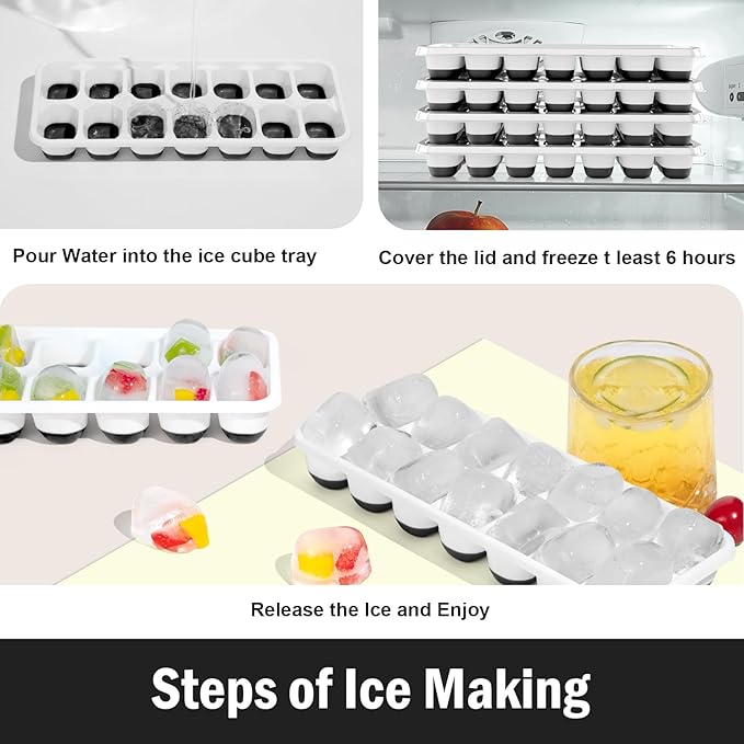 DclobTop Ice Cube Trays for Freezer - Image 4