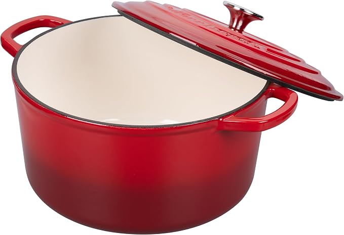VORRINGARD Enameled Cast Iron Dutch Oven Pot - Image 4