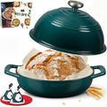 Overmont Enameled Cast Iron Bread Oven - 6QT Bread Dutch Oven by Overmont