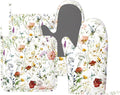 Wildflower Flower Oven Mitts and Pot Holders Set of 4 Silicone Boho Butterfly by BOKEKANG