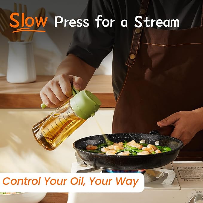TrendPlain 16oz/470ml Glass Olive Oil Sprayer - Image 3