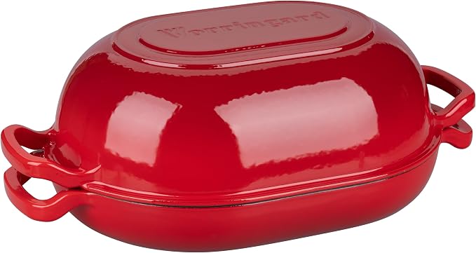 VORRINGARD Enameled Cast Iron Sourdough Bread Oven, Dutch Oven, Loaf Cast Iron - Image 9