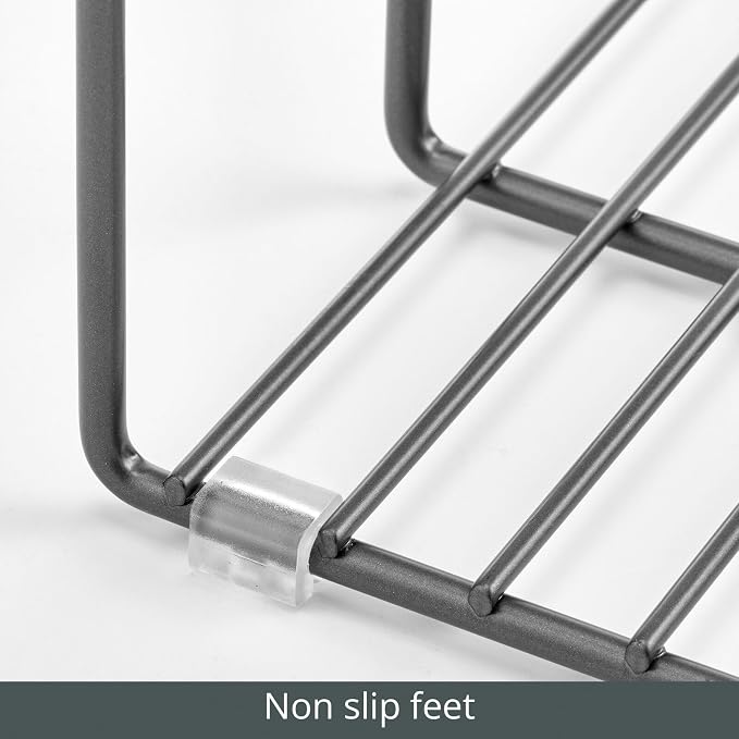 mDesign Metal Pan Organizer for Kitchen Cabinet, Pantry Shelf - Image 4