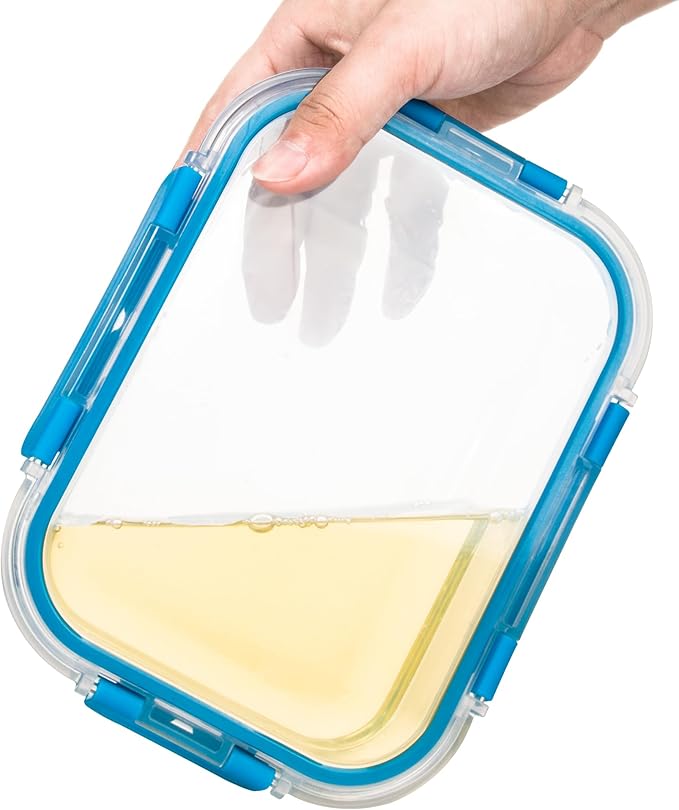 FAWLES 12 Pack Glass Meal Prep Containers - Image 4