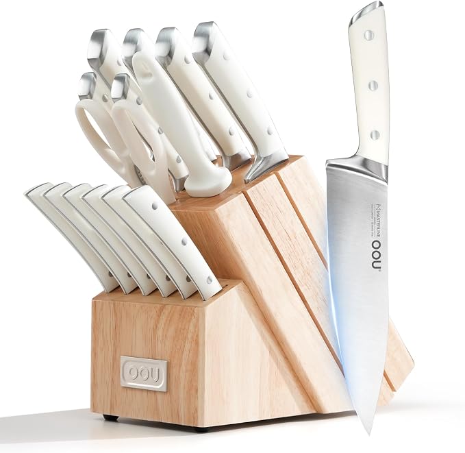 OOU 2026 Master Line 15-Piece German High Carbon Steel Knife Set by OOU