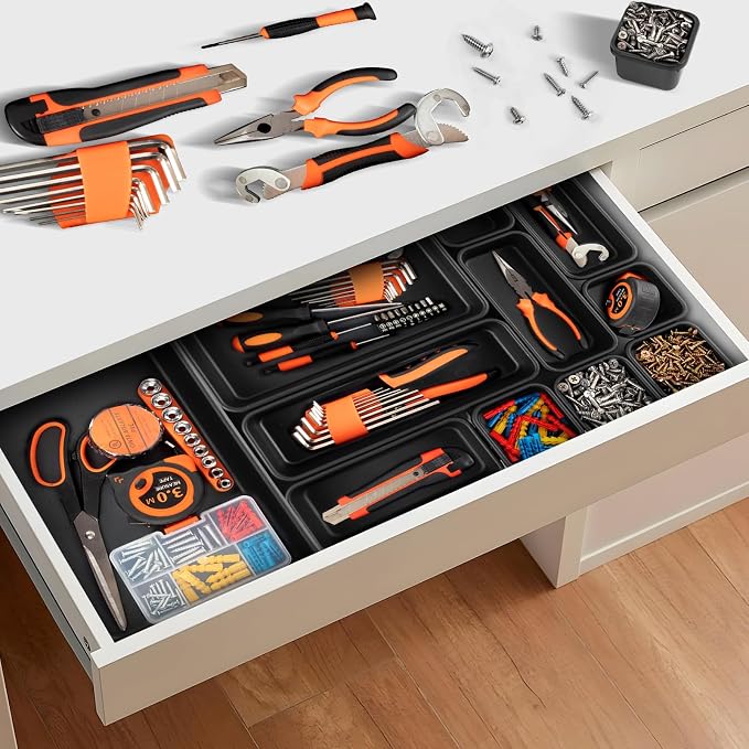 Takytao【48Pcs】【5 Size】Tool Box Organizer, Drawer Tool Organizer Tray Divider Set - Image 5