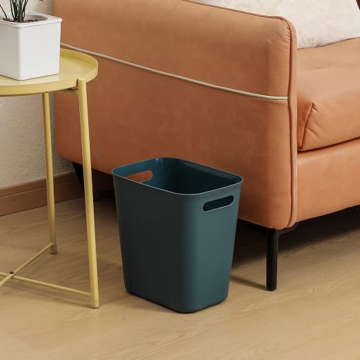 UUJOLY Plastic Small Trash Can Wastebasket, Garbage Container Basket - Image 4