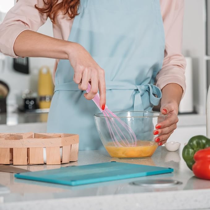 10-Piece Mini Multicolor Silicone Whisks, Heat-Resistant Up to 500°F - Image 3