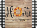 Giwawa Home Sweet Home Dish Drying Mat 18x24 Inch Fall Autumn Maple Leaf Wreath by Giwawa
