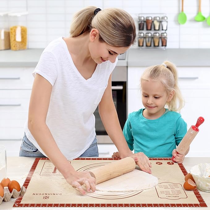 Silicone Baking Mat, Reusable Food Grade Silicone Counter Mat - Image 6