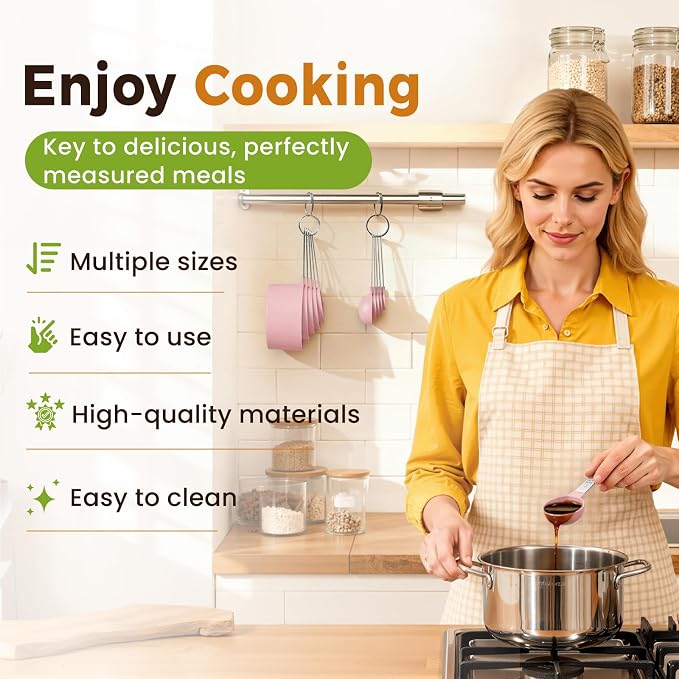 16PCS Measuring Cups and Spoons Set, Measuring Spoon Set - Image 4