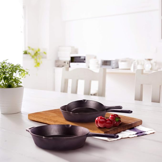 Cuisinel Cast Iron Skillets Set - Image 5