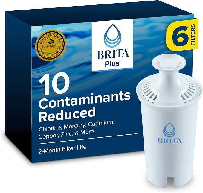 Brita Plus Water Filter, High-Density Replacement Filter by Brita