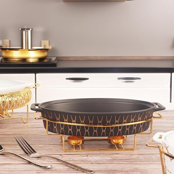 10" x 7" Ceramic Oval Casserole Dish - Image 5
