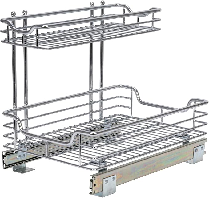Household Essentials Glidez Multipurpose Chrome-Plated Steel Pull-Out/Slide-Out - Image 9