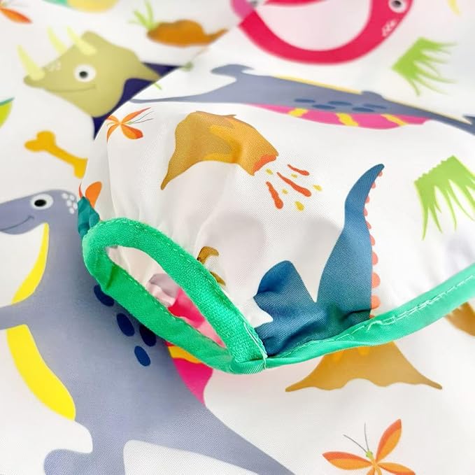 PandaEar 5 Pack Baby Long Sleeve Bibs| Waterproof Full Sleeve Bib - Image 8