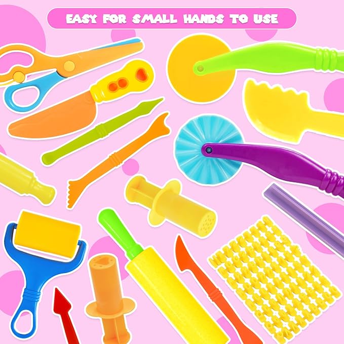 Playdough Tools Set, Creative Play Dough Accessories - Image 3