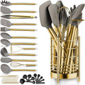 Gold Kitchen Utensils Set, Berglander 38 Pieces Non-stick Silicone Cooking by Berglander