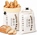 XL Beeswax Bread Bags for Homemade Sourdough,Set of 2