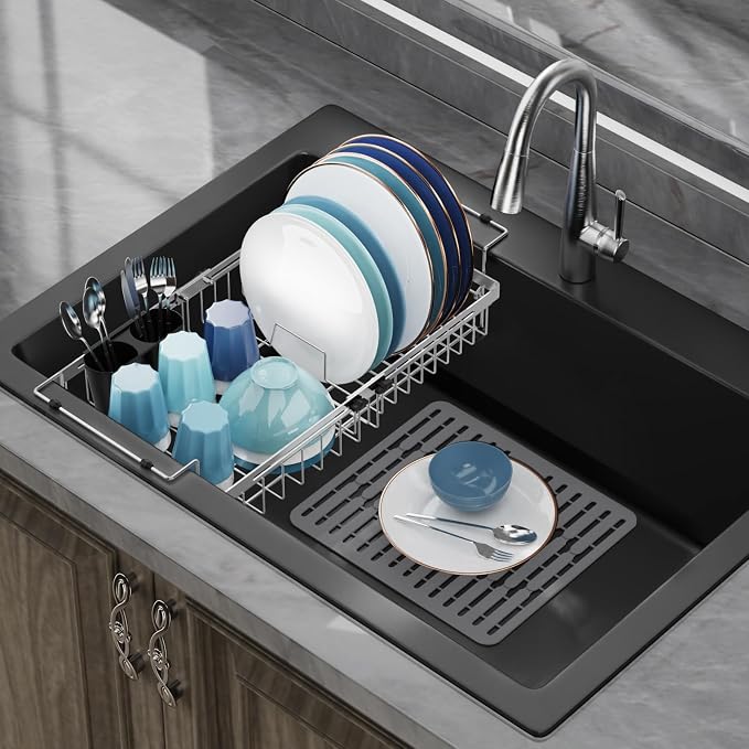 GSlife Expandable Dish Drying Rack by GSlife