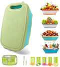 Gintan Camping Cutting Board, 9-in-1 Collapsible Chopping Board by Gintan