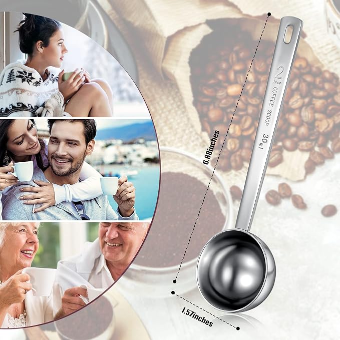 Geiserailie 4 Pcs 2 Tablespoon Scoops - Image 3