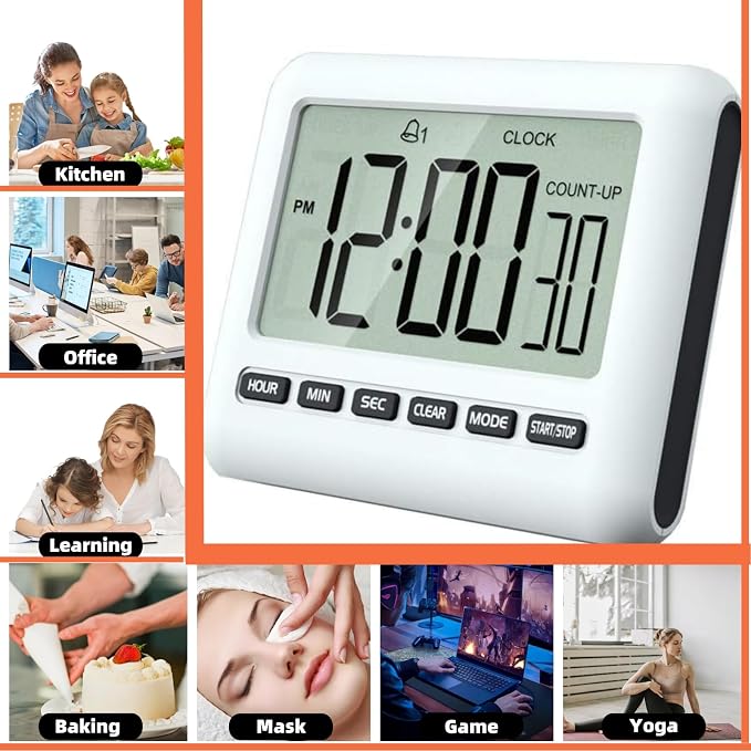 Magnetic Digital Clock for Kitchen - Image 5