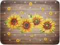 Summer Sunflower Bee Dish Drying Mat by Anyako