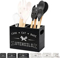 Small and Durable Wood Kitchen Utensil Holder by Unknown
