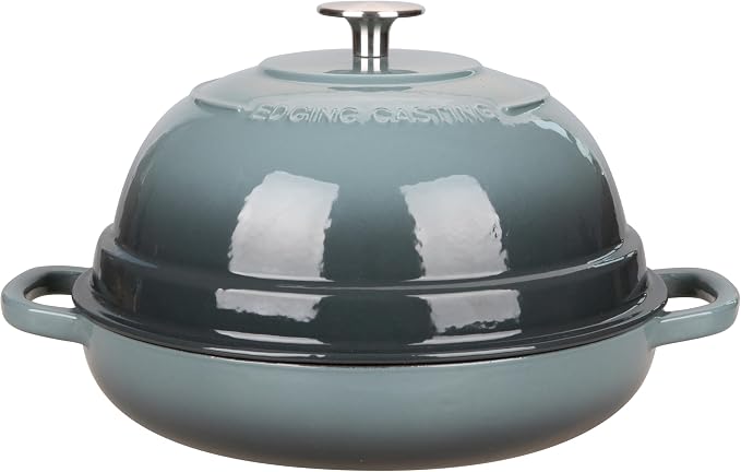 EDGING CASTING Enameled Cast Iron Dutch Oven Pot by EDGINGCOOKWARE