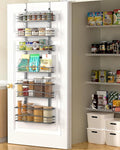 Moforoco 6-Tier Over The Door Pantry Organizer, Pantry Organization and Storage by MOFOROCO