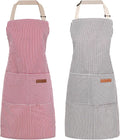 2 Pack Cooking Aprons Adjustable Bib Apron by Unknown