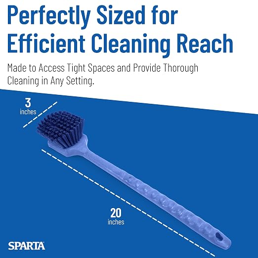 SPARTA 40501EC14 Plastic Large Scrub Brush, Kitchen Brush, Utility Brush - Image 5