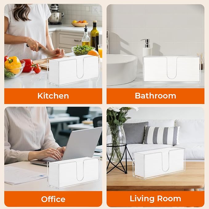 1PACK Paper Towel Holder, Countertop Paper Towel Dispenser Bathroom Paper Hand - Image 8