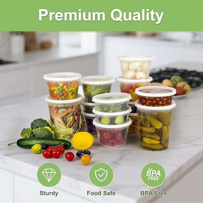 Dipoo 60 Sets Deli Containers - Image 3