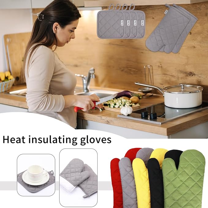 Oven Mitts and Pot Holders Sets - Image 7