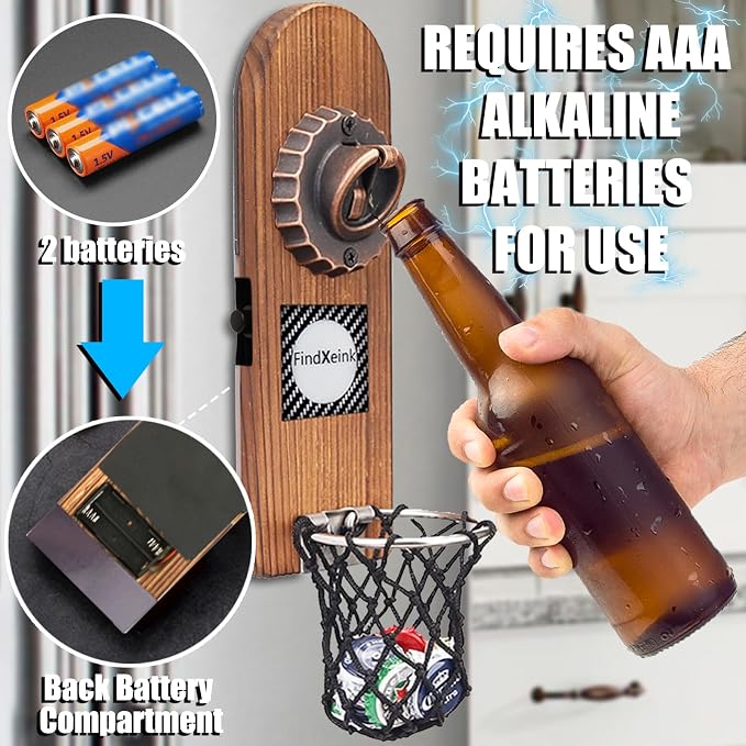 Beer Bottle Openers with DIY Ink Screen, Traceless Bottle Opener Wall Mounted - Image 4
