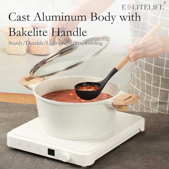 ESLITE LIFE Nonstick Stock Pot - Image 5