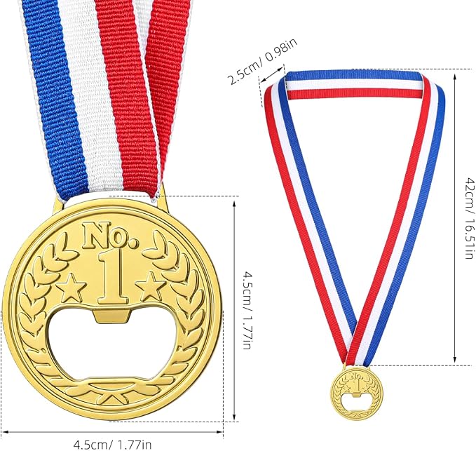 Cabilock 3pcs Bottle Opener, Medal Shaped Beer Opener - Image 4