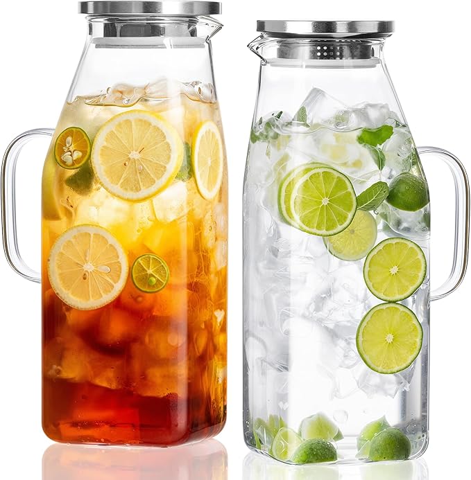 OneDream 68oz Square Glass Pitcher by OneDream