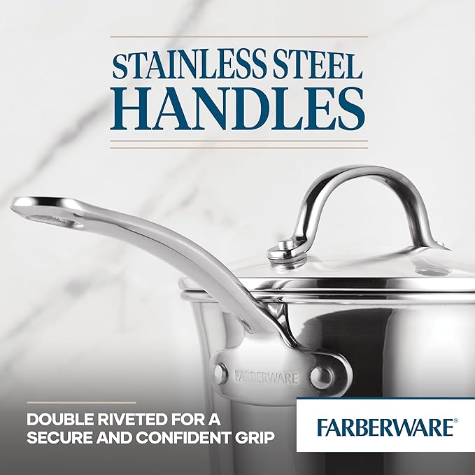 Farberware Millennium Stainless Steel 10-Piece Cookware Set - Image 3