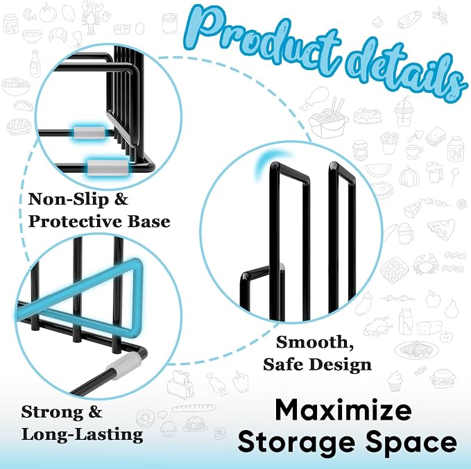 Cutting Board Organizer Rack - Image 5