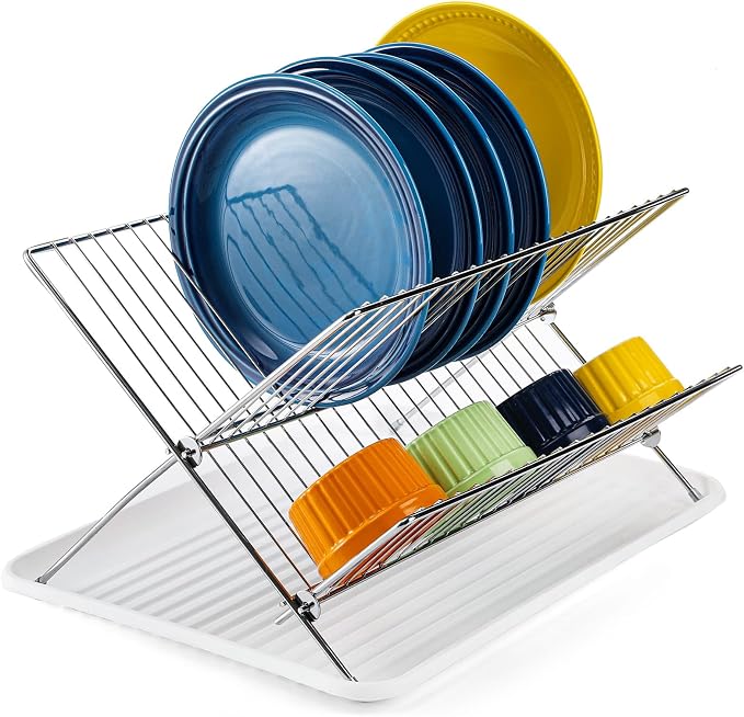 Youeon Foldable Dish Drying Rack by YOUEON