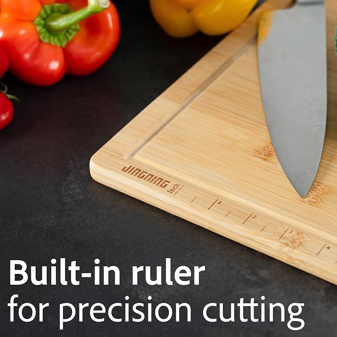 JINGNING Large Wooden Cutting Boards - Image 7