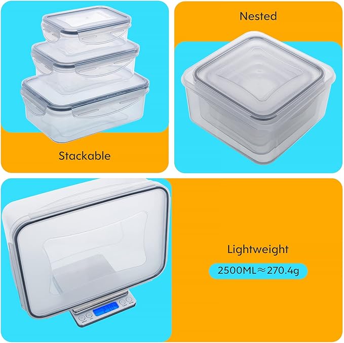 JSCARES 44 PCS Food Storage Container - Image 6