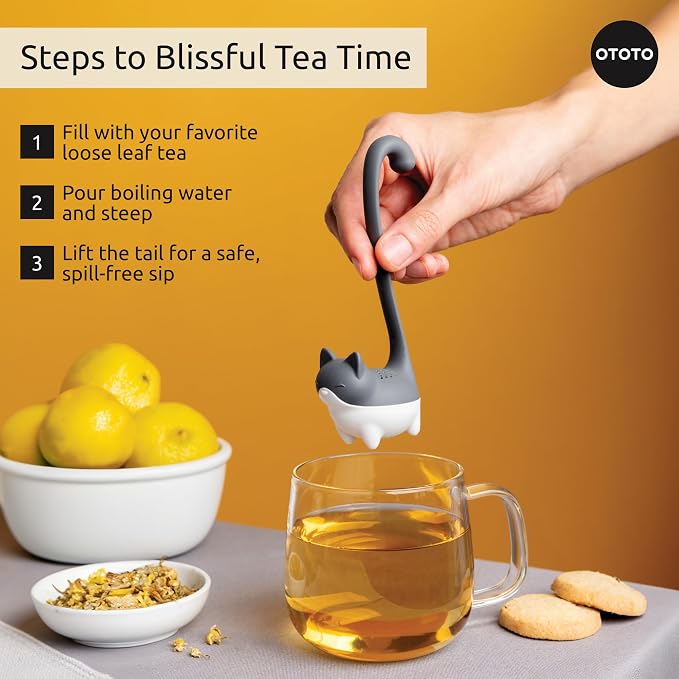 OTOTO Louie Cat Tea Infuser - Image 8