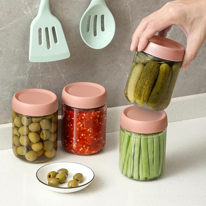 NETANY 6-pack 16oz Glass jars - Image 5