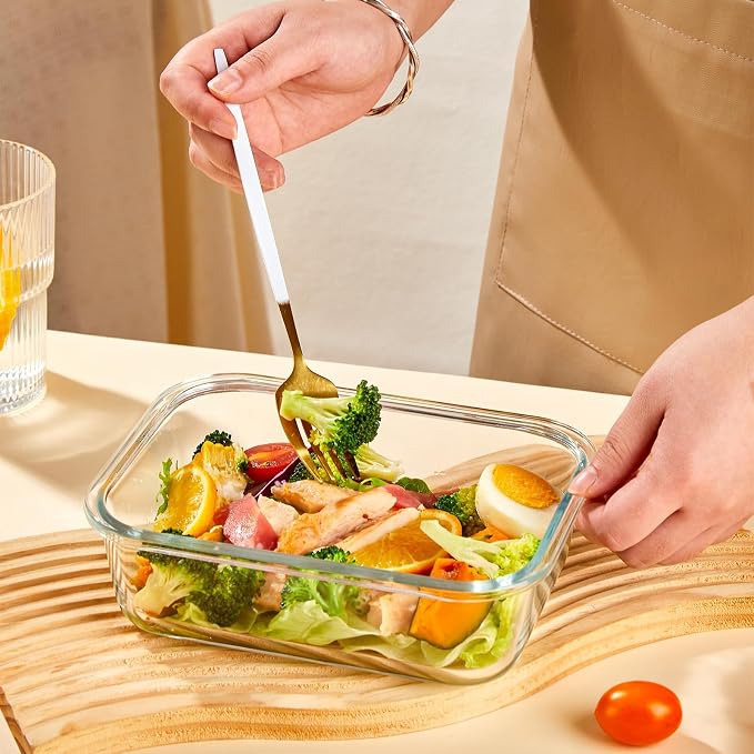 Liuruiyu 8 Pack Glass Food Storage Containers - Image 5