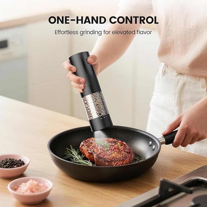 Electric Salt and Pepper Grinder Set - Image 7